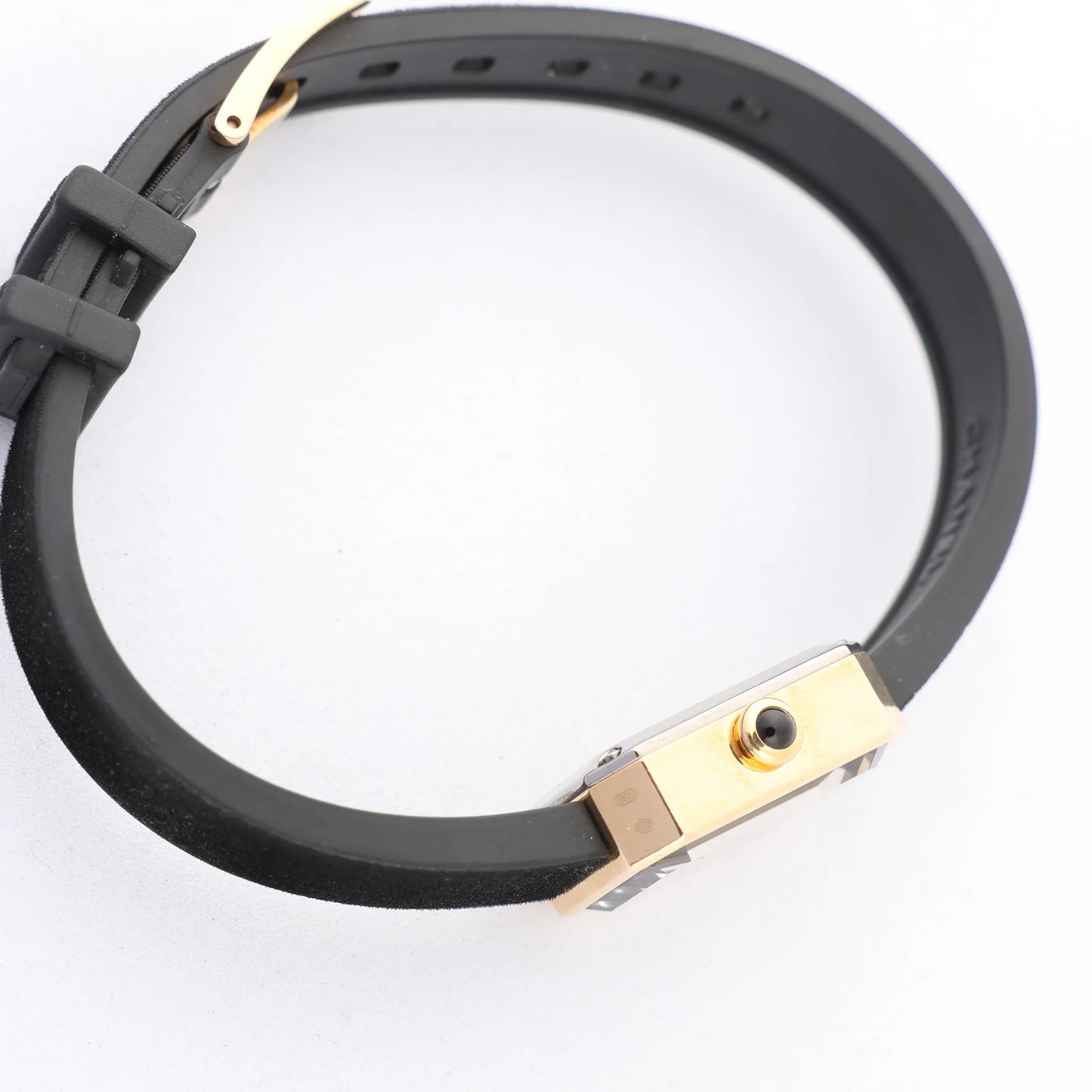 Chanel Premiere H6125 TI 750(YG) Rubber AT Black Dial Watch