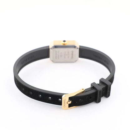 Chanel Premiere H6125 TI 750(YG) Rubber AT Black Dial Watch