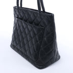 Chanel Re-Release Caviar Leather Shoulder Bag in Black 6665730
