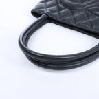 Chanel Re-Release Caviar Leather Shoulder Bag in Black 6665730