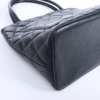 Chanel Re-Release Caviar Leather Shoulder Bag in Black 6665730
