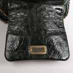 Chanel Reissue Accordion Quilted Leather Mix Shoulder Bag in Green