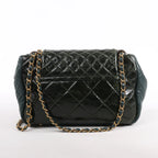 Chanel Reissue Accordion Quilted Leather Mix Shoulder Bag in Green