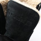 Chanel Sports Suede Leather Shearling Boots in Black G26245, Size 35.5 EU
