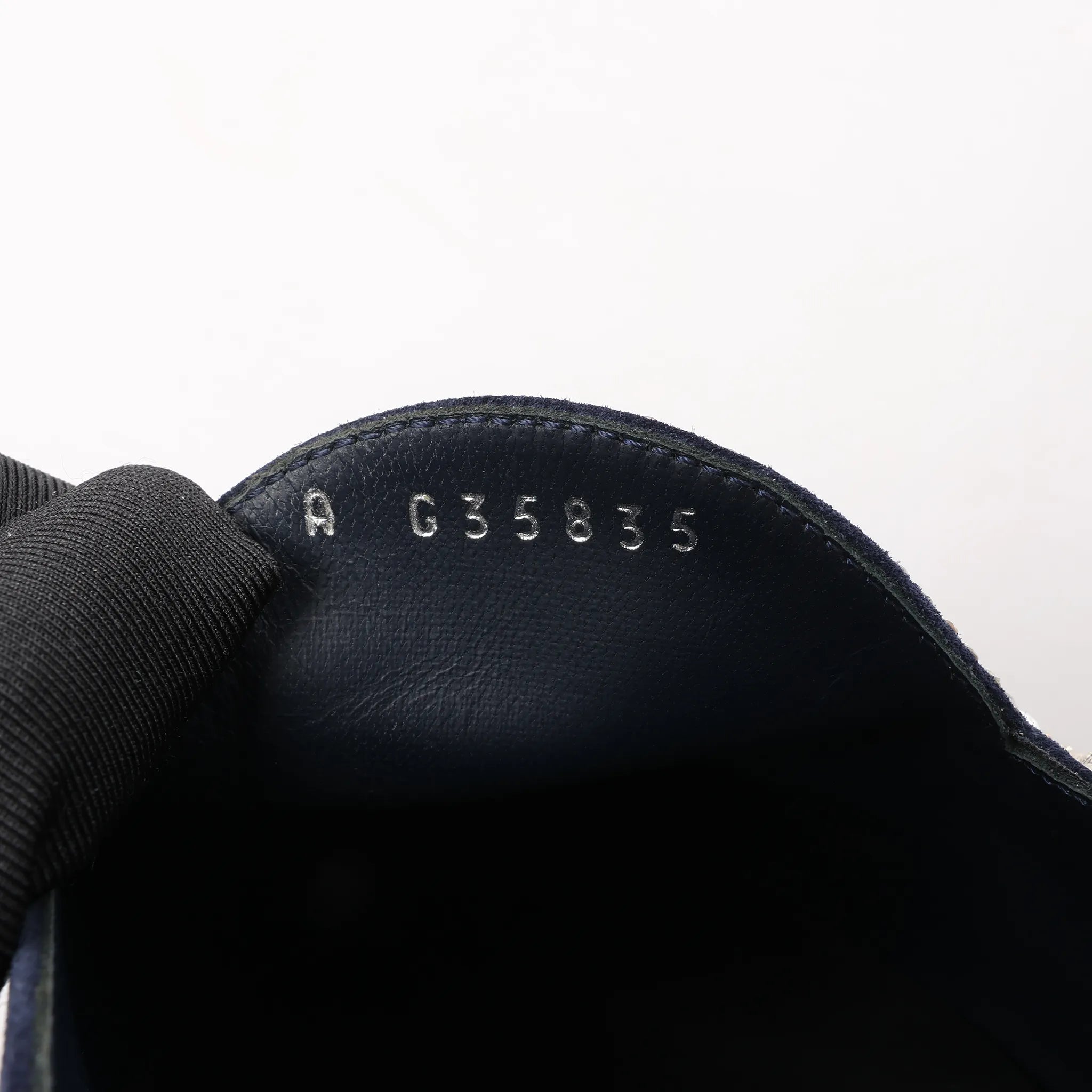 Chanel Star Rhinestone Suede x Fabric Mule in Navy x Black G35835, Size 41 EU