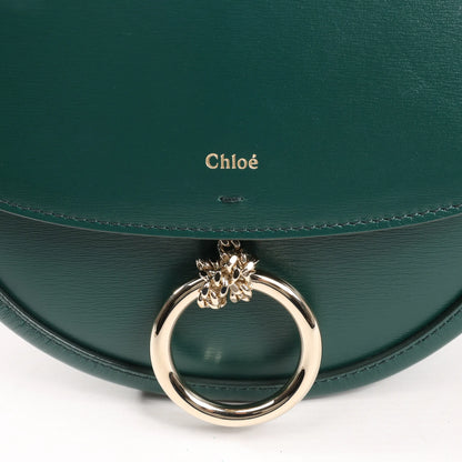Chloe Arlène Leather Shoulder bag in Green