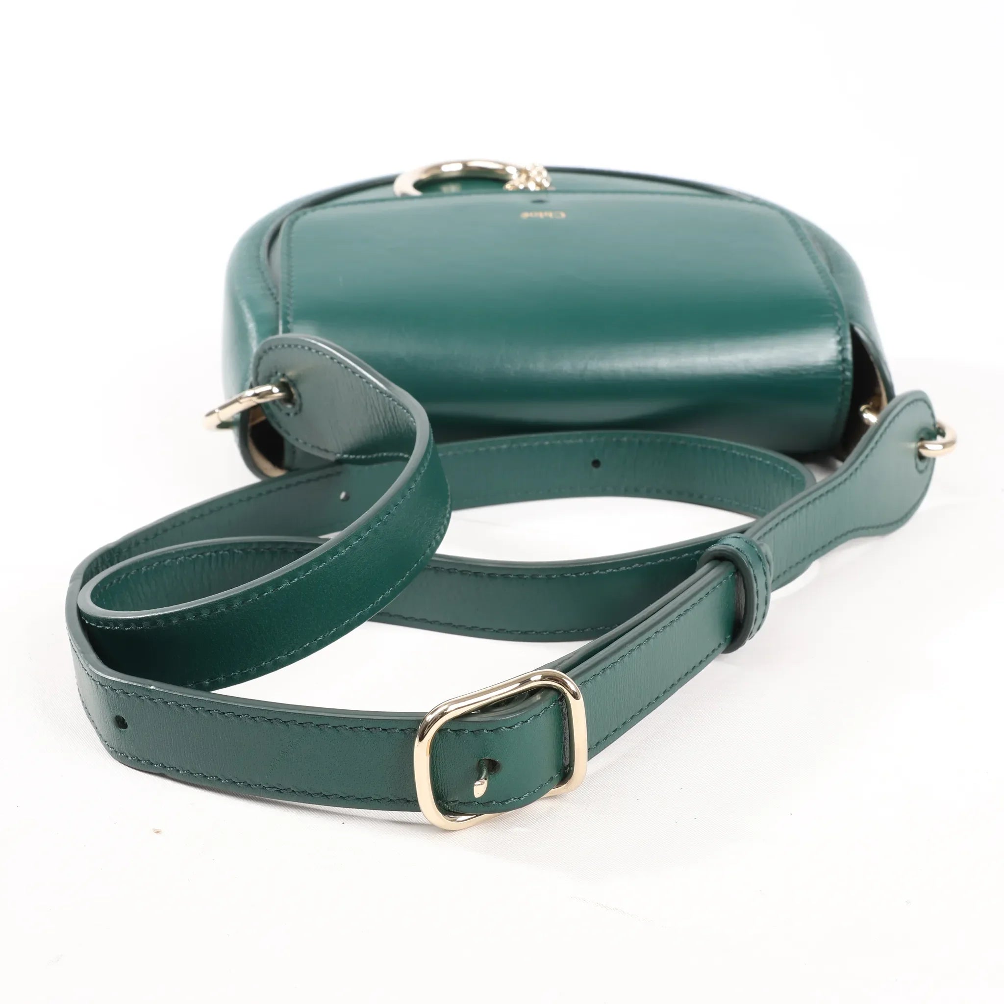 Chloe Arlène Leather Shoulder bag in Green