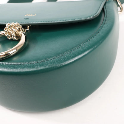 Chloe Arlène Leather Shoulder bag in Green