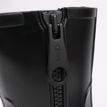 Chloe BETTY Rubber Boots in Black, Size 38 EU
