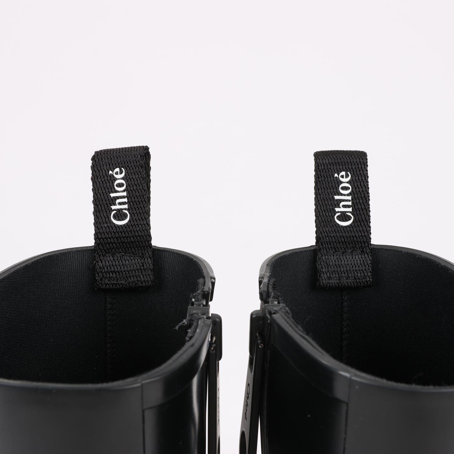 Chloe BETTY Rubber Boots in Black, Size 38 EU