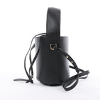 Chloe Sense Buckets Leather 2Way Handbag in Black