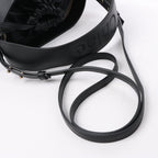 Chloe Sense Buckets Leather 2Way Handbag in Black