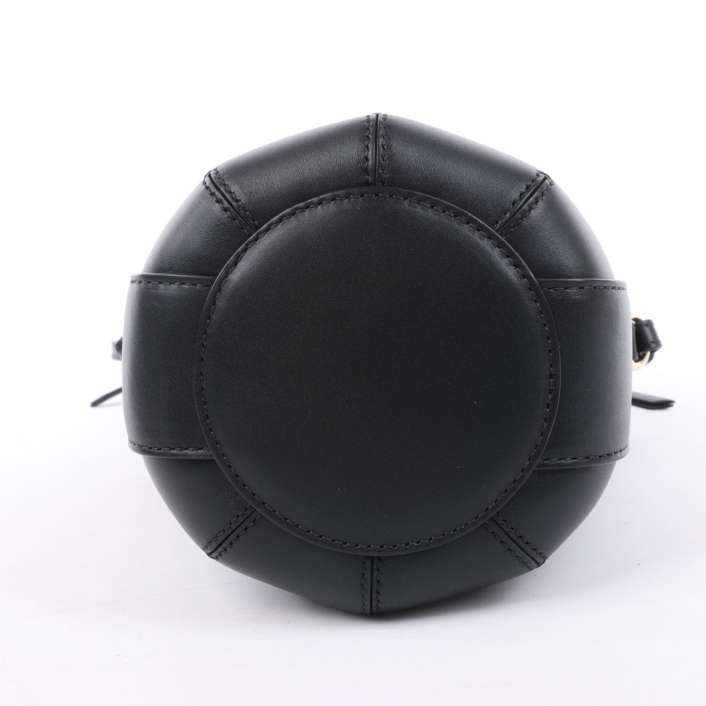 Chloe Sense Buckets Leather 2Way Handbag in Black