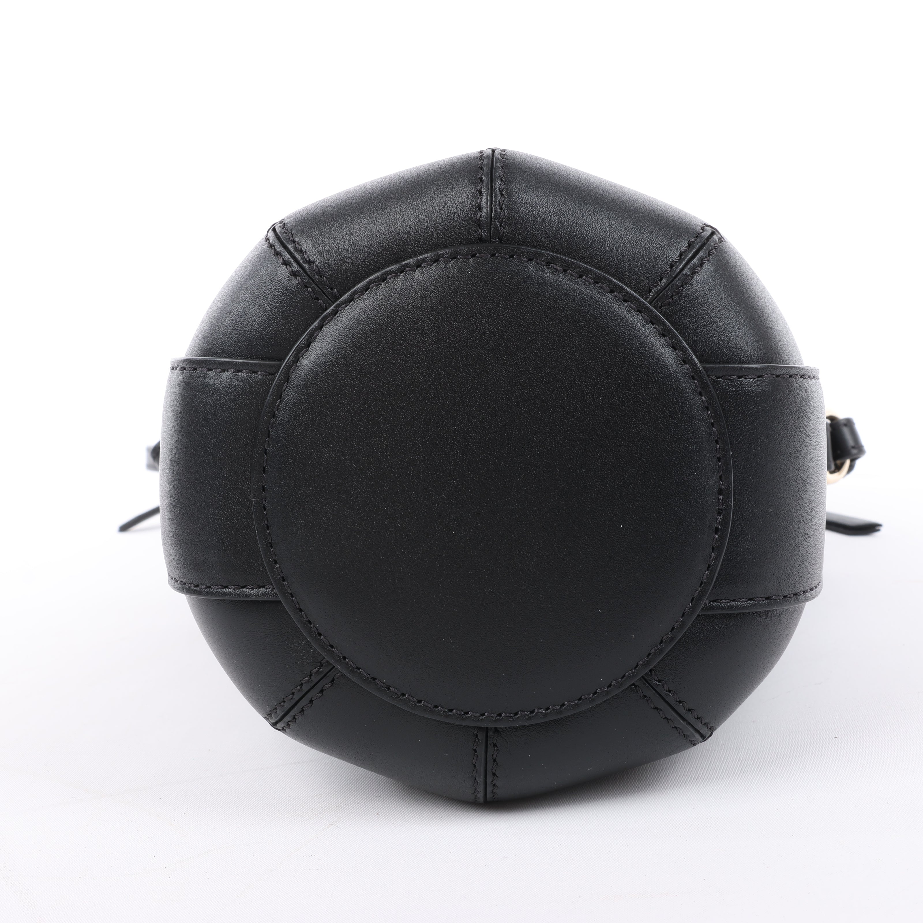Chloe Sense Buckets Leather 2Way Handbag in Black