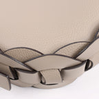 Chloe Darryl Leather Shoulder Bag in Taupe