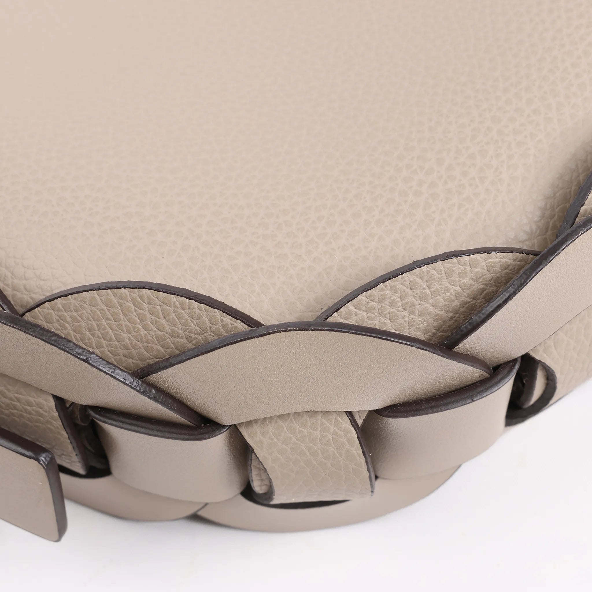 Chloe Darryl Leather Shoulder Bag in Taupe