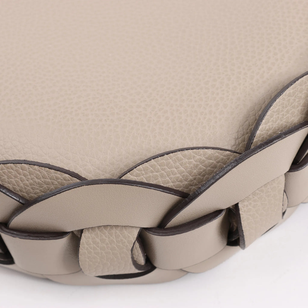 Chloe Darryl Leather Shoulder Bag in Taupe