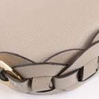 Chloe Darryl Leather Shoulder Bag in Taupe