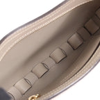 Chloe Darryl Leather Shoulder Bag in Taupe