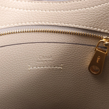 Chloe Darryl Leather Shoulder Bag in Taupe