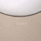 Chloe Darryl Leather Shoulder Bag in Taupe