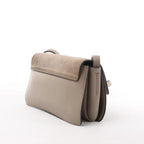 Chloe Faye Suede x Leather Crossbody bag in Beige