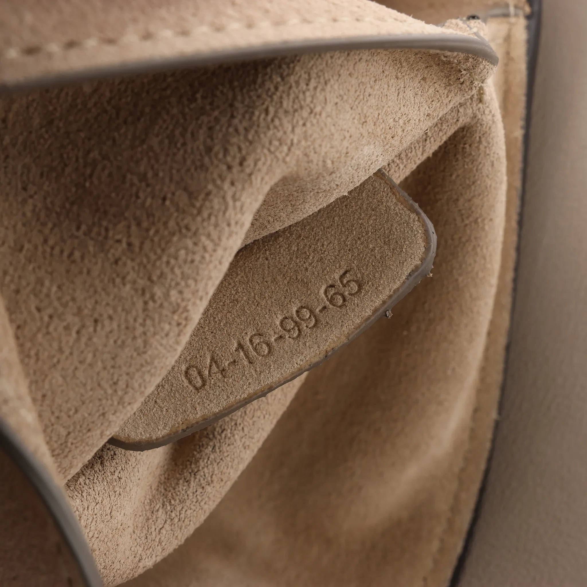 Chloe Faye Suede x Leather Crossbody bag in Beige