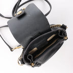 Chloe Faye Leather x Suede Backpack in Black