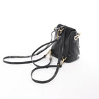Chloe Faye Leather x Suede Backpack in Black