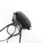 Chloe Faye Leather x Suede Backpack in Black