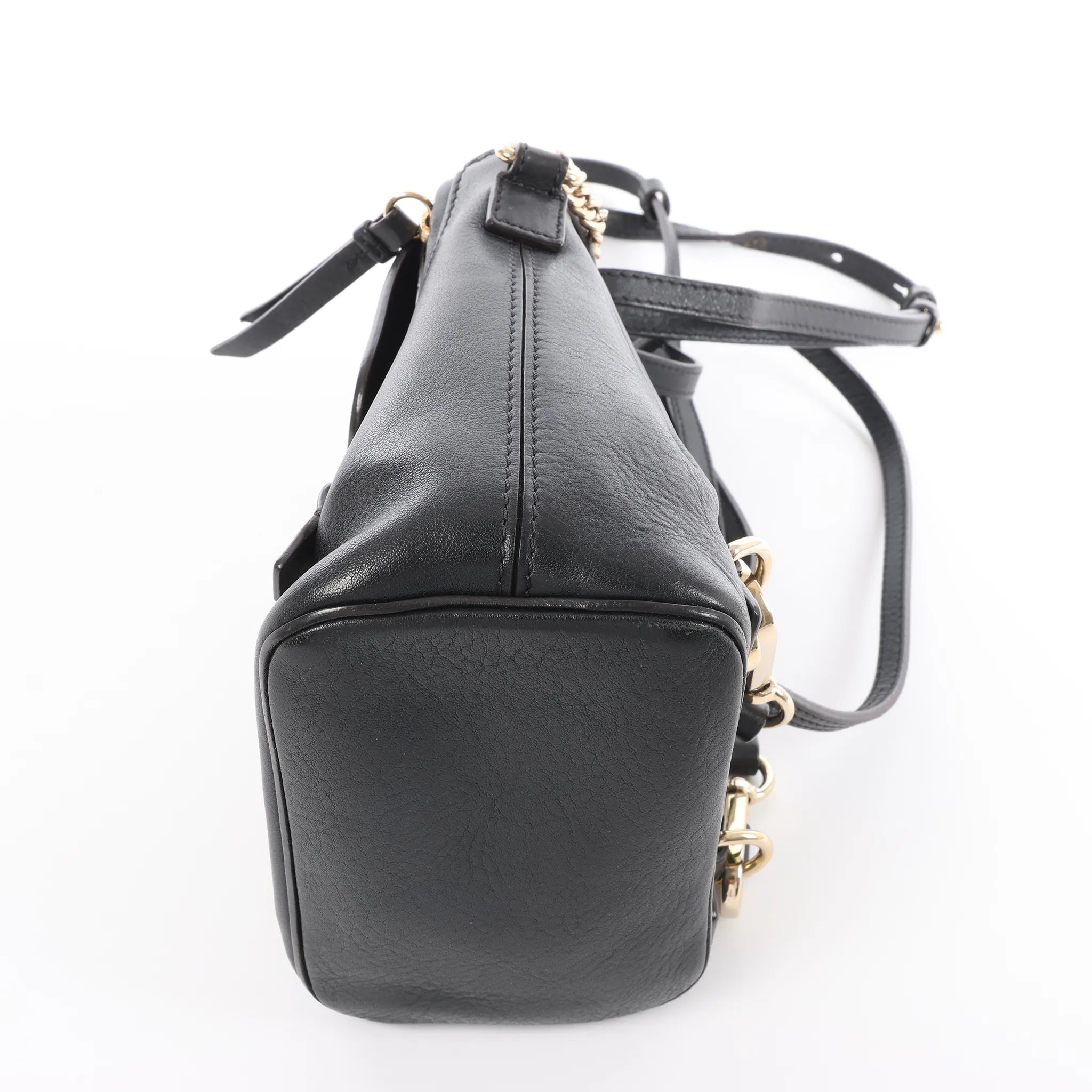 Chloe Faye Leather x Suede Backpack in Black
