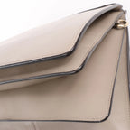 Chloe Faye Suede x Leather Shoulder bag in Greige