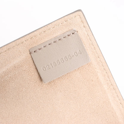 Chloe Faye Suede x Leather Shoulder bag in Greige