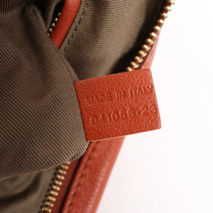 Chloe Marcie Leather Large Handbag in Brown