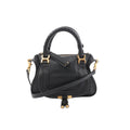 Chloe Marcie Leather 2Way Handbag in Black