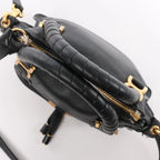 Chloe Marcie Leather 2Way Handbag in Black