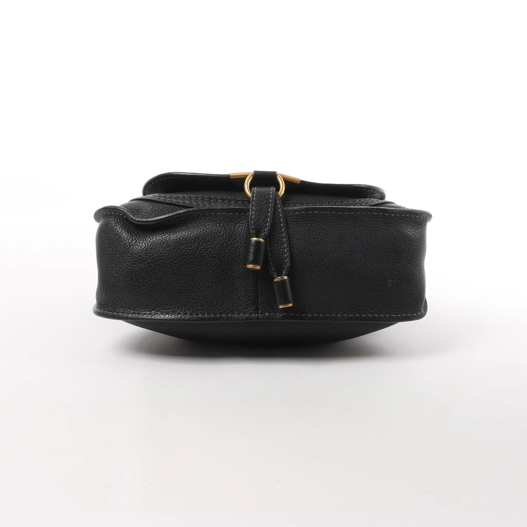 Chloe Marcie Leather 2Way Handbag in Black