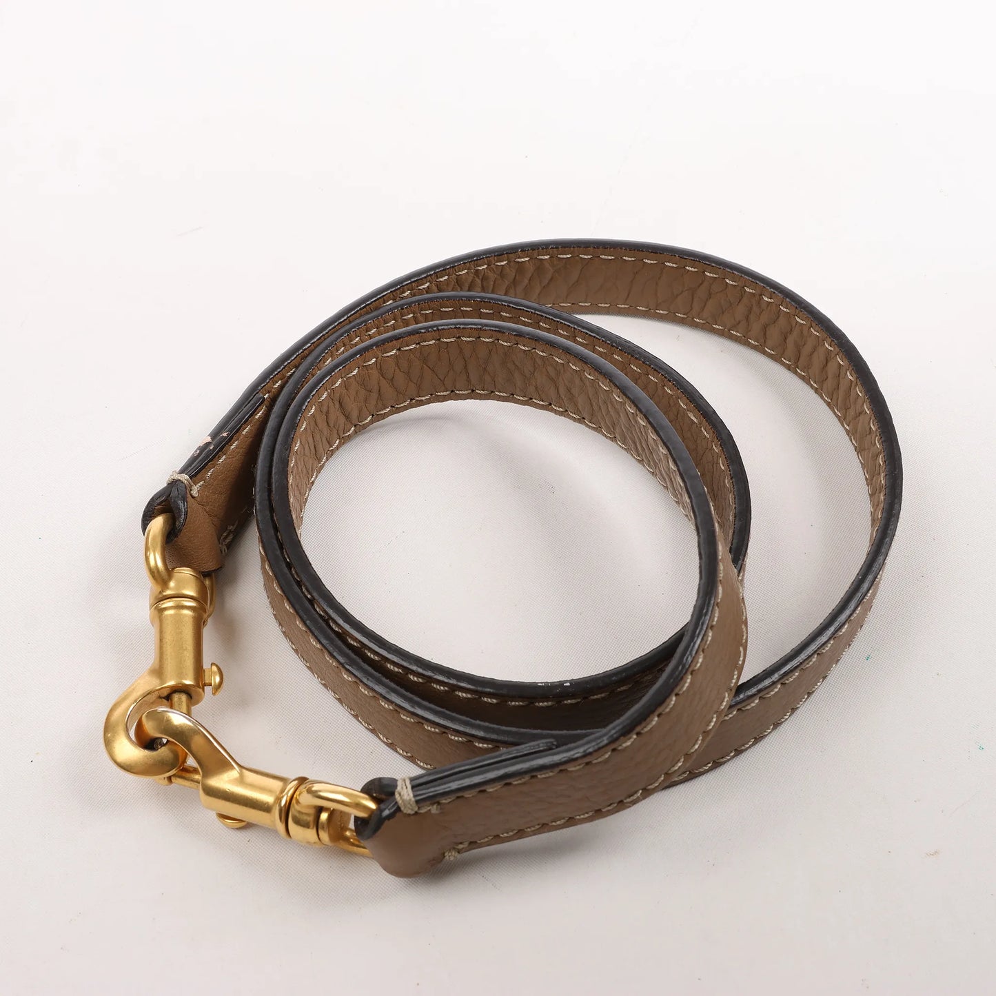 Chloe Marcie Leather Medium 2Way Handbag in Brown