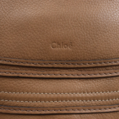 Chloe Marcie Leather Medium 2Way Handbag in Brown