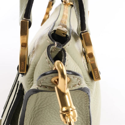 Petit sac à main Chloe Marcie en cuir vert