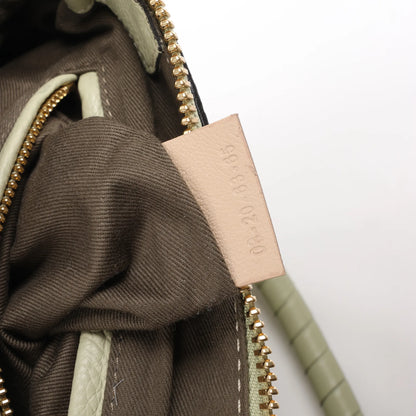 Petit sac à main Chloe Marcie en cuir vert