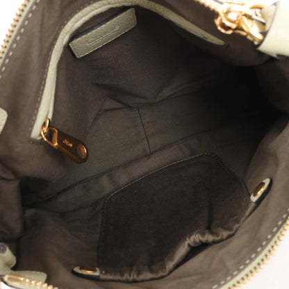 Petit sac à main Chloe Marcie en cuir vert