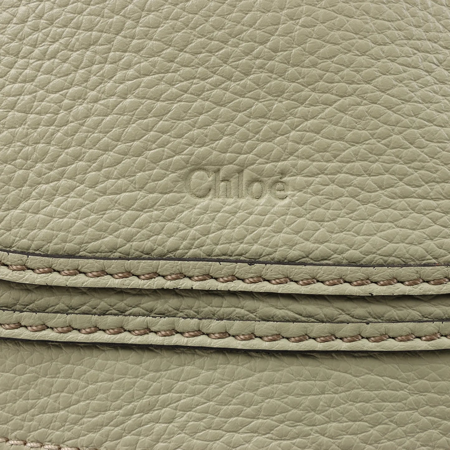 Petit sac à main Chloe Marcie en cuir vert