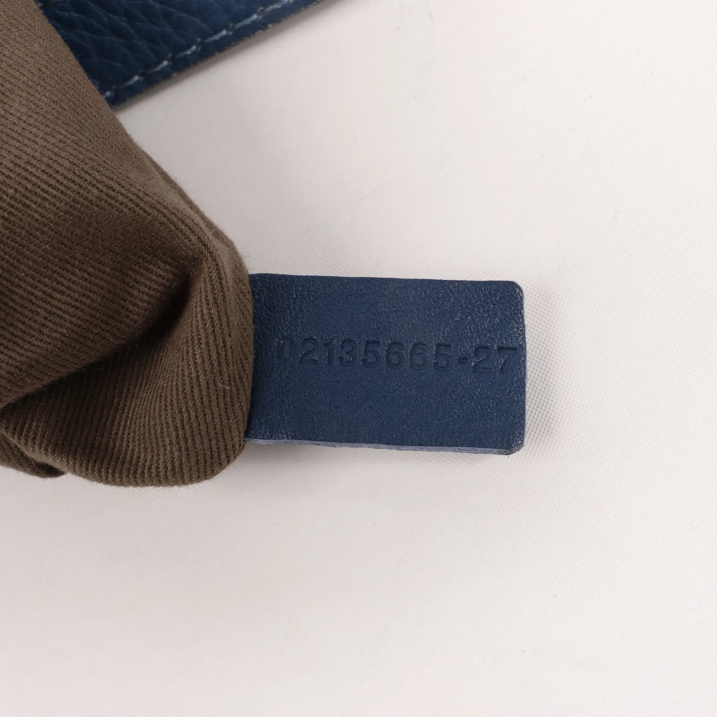 Chloe Marcie Leather Medium 2Way Handbag in Navy Blue