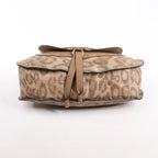 Chloe Marcie Medium Leather Leopard Pattern Handbag in Brown, Limited Edition