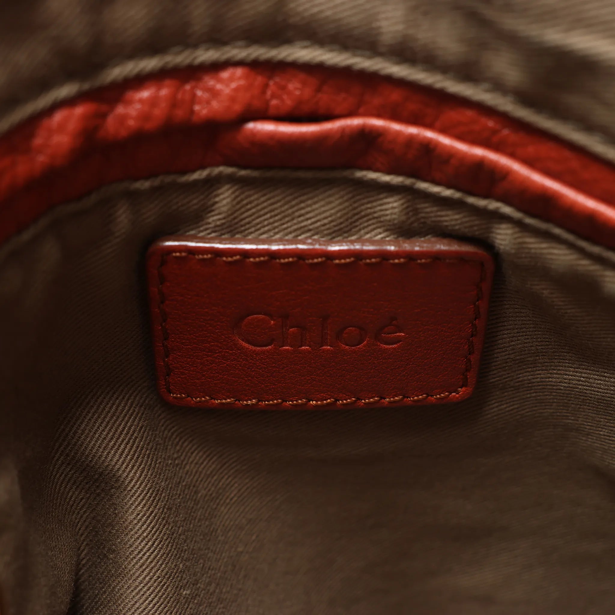 Chloe Marcie Medium Leather Shoulder Bag in Brown