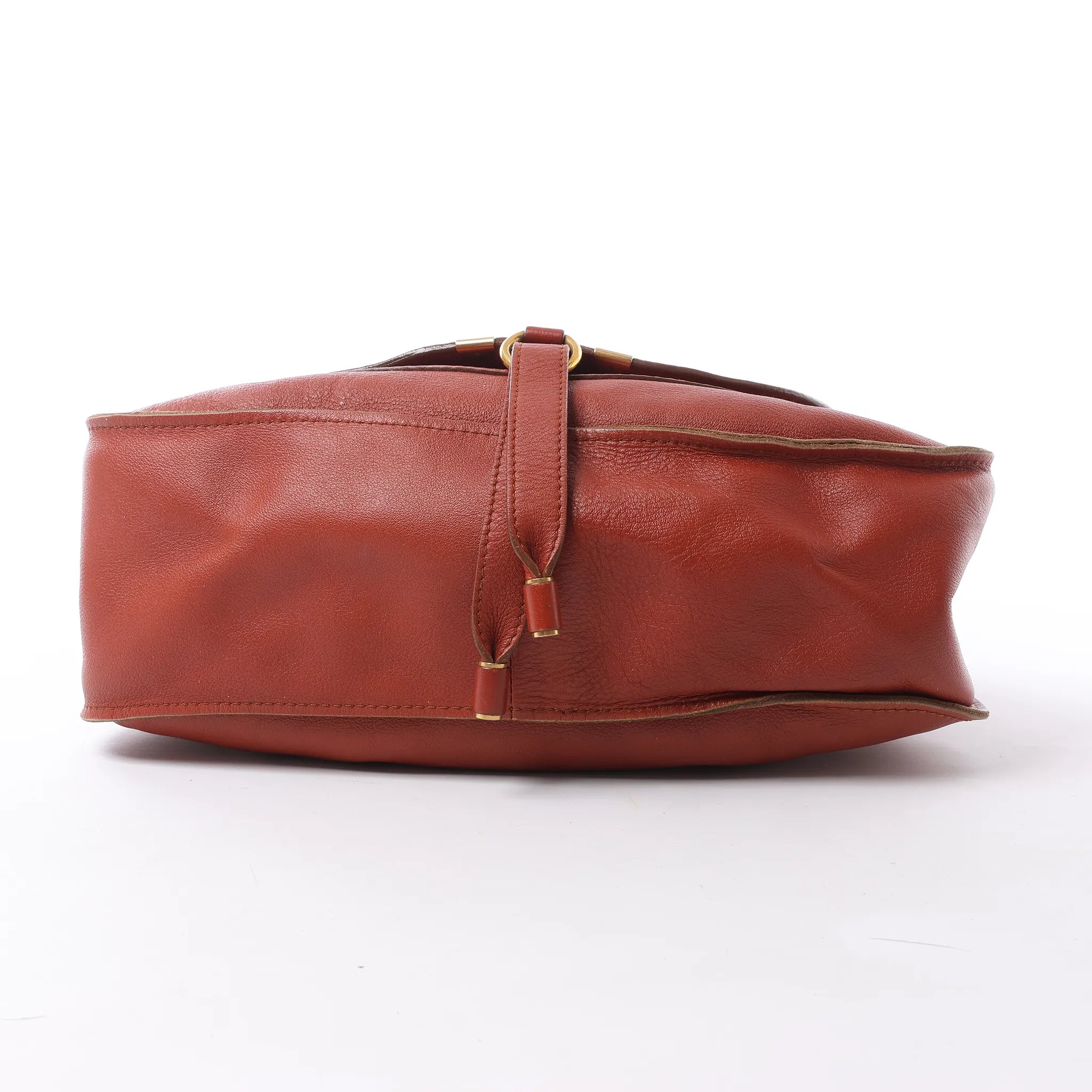 Chloe Marcie Medium Leather Shoulder Bag in Brown