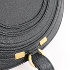 Chloe Marcie Mini Leather Crossbody Bag in Black