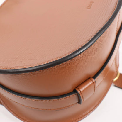 Sac bandoulière Chloe Marcie Mini en cuir x Boa en marron