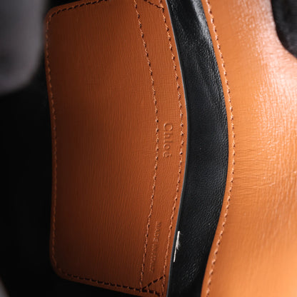 Sac bandoulière Chloe Marcie Mini en cuir x Boa en marron